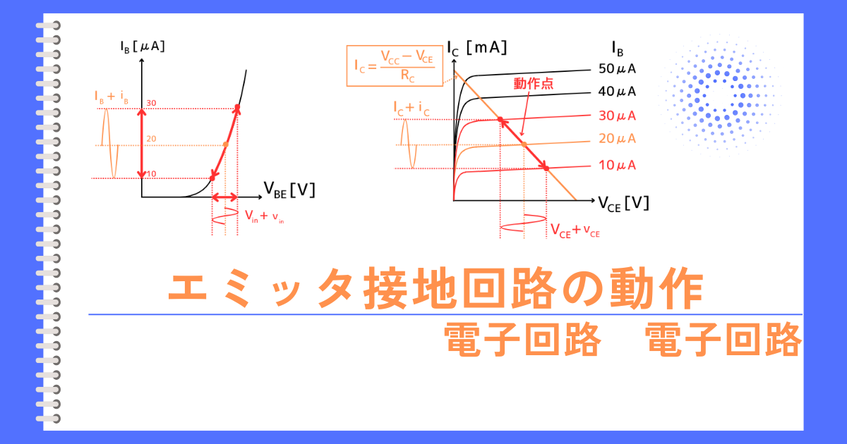 エミッタ接地回路の動作